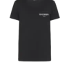 T-shirt with vintage gel Balmain logo T-shirt with vintage gel Balmain logo