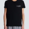 T-shirt with vintage gel Balmain logo T-shirt with vintage gel Balmain logo