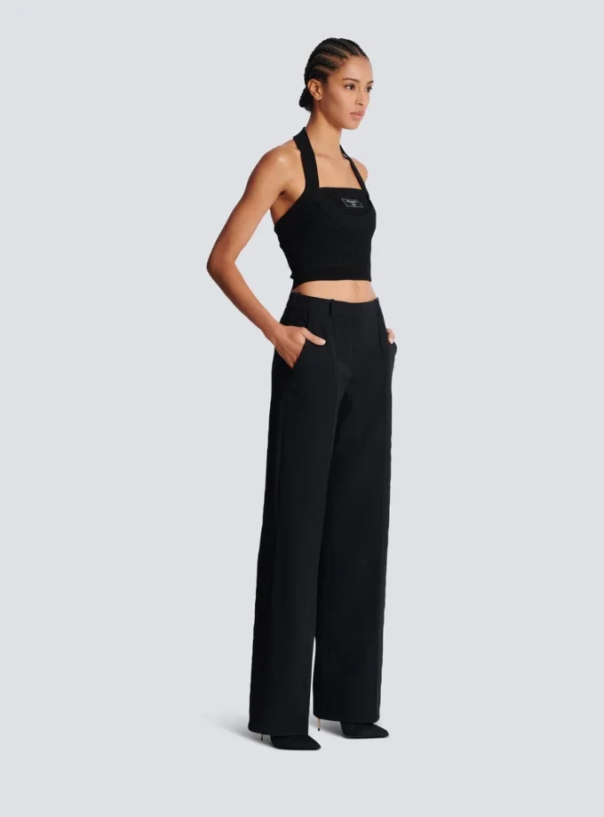 Tailored grain de poudre trousers Tailored grain de poudre trousers