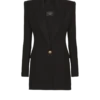 Tailored two pockets double-collar mini dress Tailored two pockets double-collar mini dress
