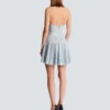 Textured knit halterneck A-line dress Textured knit halterneck A-line dress
