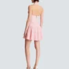 Textured knit halterneck A-line dress Textured knit halterneck A-line dress