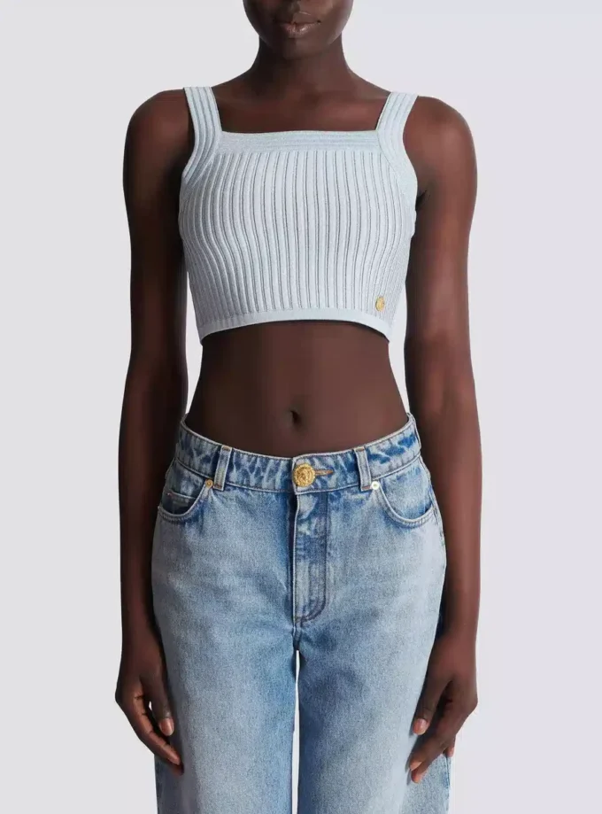 Textured knit top