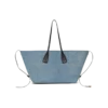 Track denim tote bag Track denim tote bag