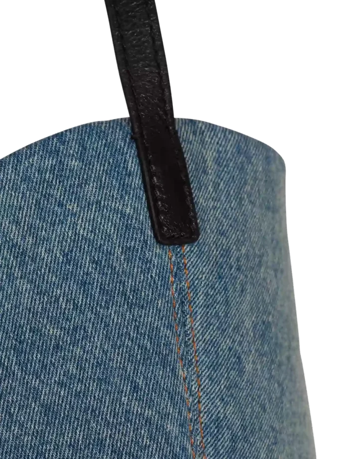 Track denim tote bag Track denim tote bag