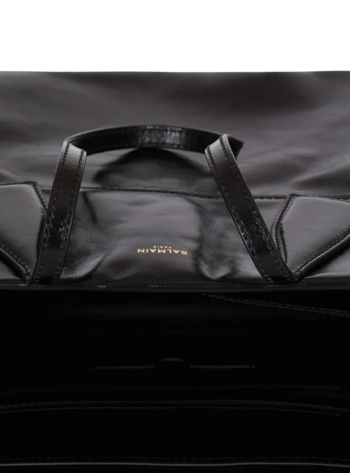 Track Zips calfskin tote bag