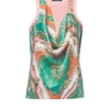 Trompe-l’œil-style Balmain Foulard print vest top Trompe-l’œil-style Balmain Foulard print vest top