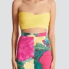 Tube-knit bra top