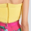 Tube-knit bra top