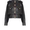 Tweed and leather bomber jacket Tweed and leather bomber jacket