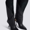 Twist heeled leather boots Twist heeled leather boots