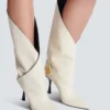 Twist heeled leather boots Twist heeled leather boots