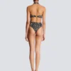 Two-piece leopard pattern swimsuit Two-piece leopard pattern swimsuit