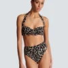 Two-piece leopard pattern swimsuit Two-piece leopard pattern swimsuit