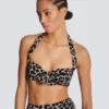Two-piece leopard pattern swimsuit Two-piece leopard pattern swimsuit