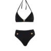 Two-piece swimsuit with buttons Two-piece swimsuit with buttons