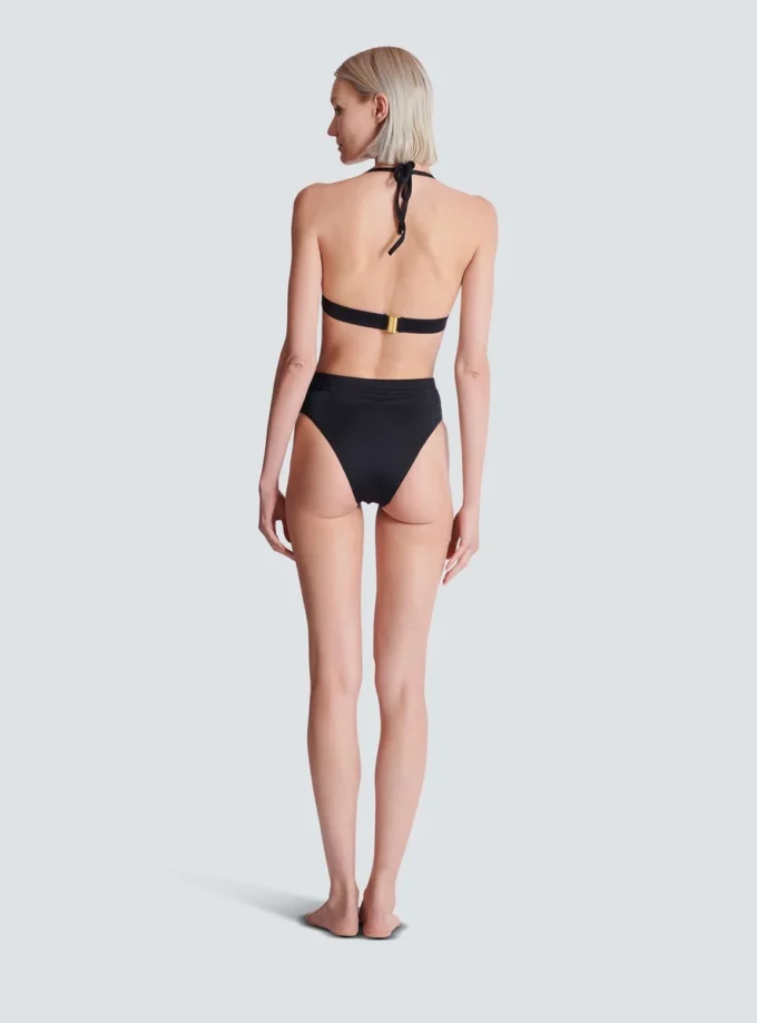 Two-piece swimsuit with buttons Two-piece swimsuit with buttons