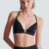 Two-piece swimsuit with buttons Two-piece swimsuit with buttons