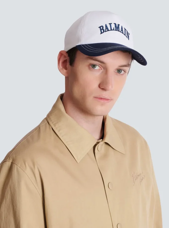 Two-tone cotton cap Two-tone cotton cap
