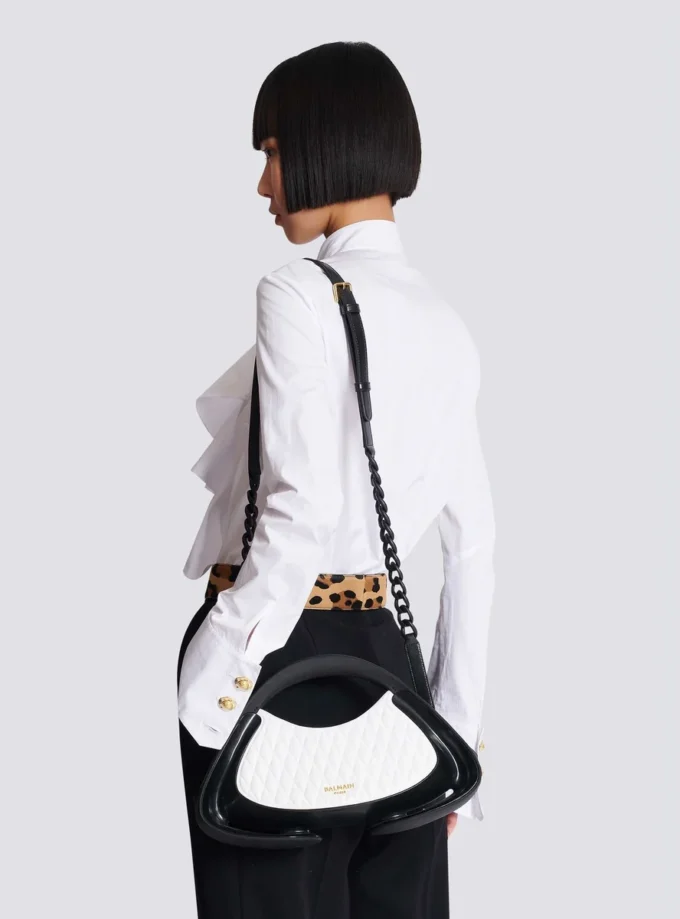 Two-tone quilted medium Jolie Madame bag