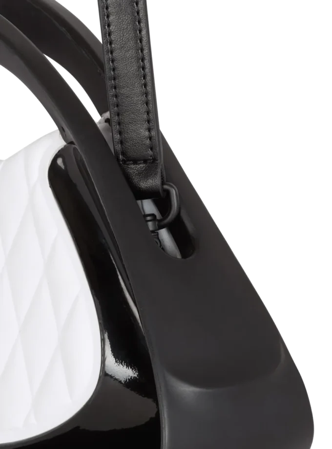 Two-tone quilted small Jolie Madame bag