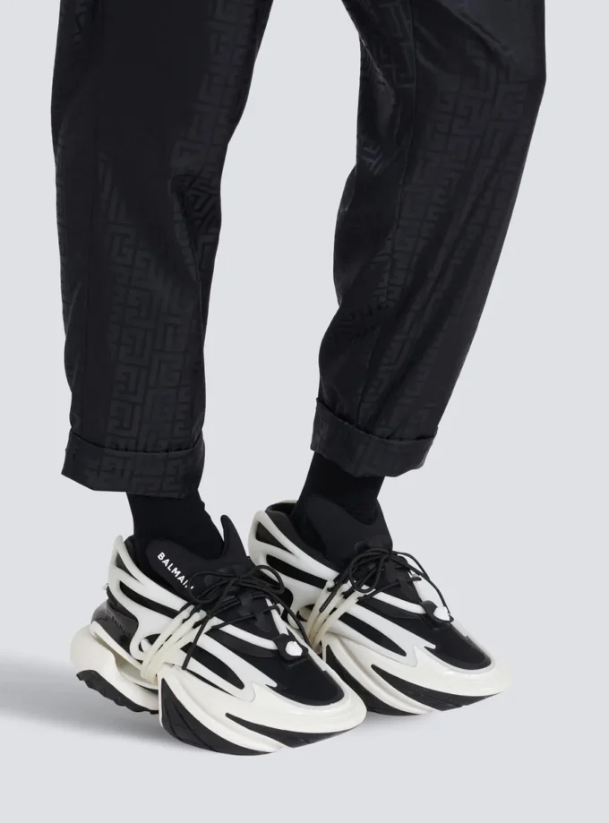 Unicorn low-top sneakers in neoprene and leather Unicorn low-top sneakers in neoprene and leather
