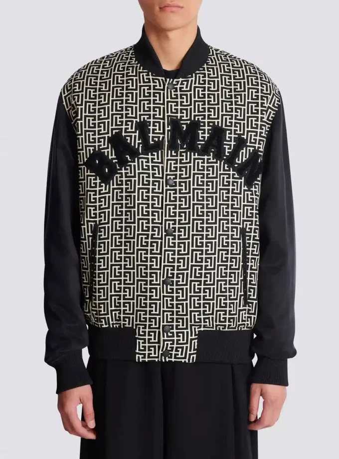 Varsity monogrammed jacket with patches Varsity monogrammed jacket with patches
