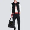 Varsity T-shirt with Balmain Écusson print Varsity T-shirt with Balmain Écusson print