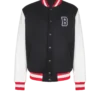 Varsity wool and faux leather jacket Varsity wool and faux leather jacket