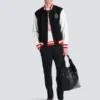 Varsity wool and faux leather jacket Varsity wool and faux leather jacket