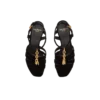 Velvet platform Sync sandals