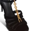 Velvet platform Sync sandals