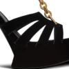 Velvet platform Sync sandals