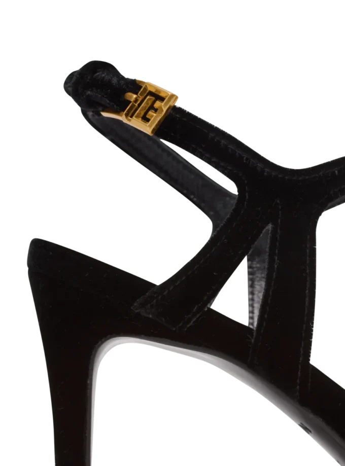 Velvet platform Sync sandals