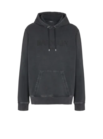 Vintage Balmain embroidered hoodie