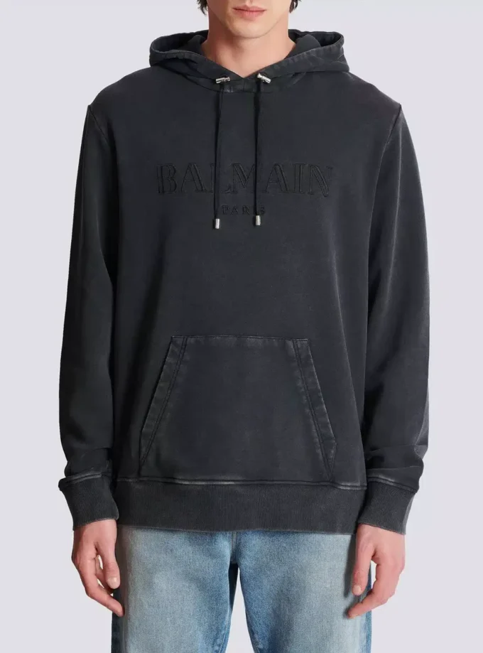 Vintage Balmain embroidered hoodie Vintage Balmain embroidered hoodie