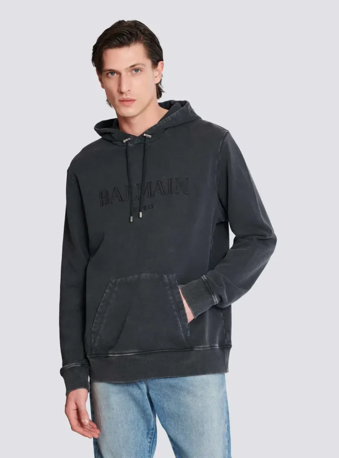 Vintage Balmain embroidered hoodie Vintage Balmain embroidered hoodie