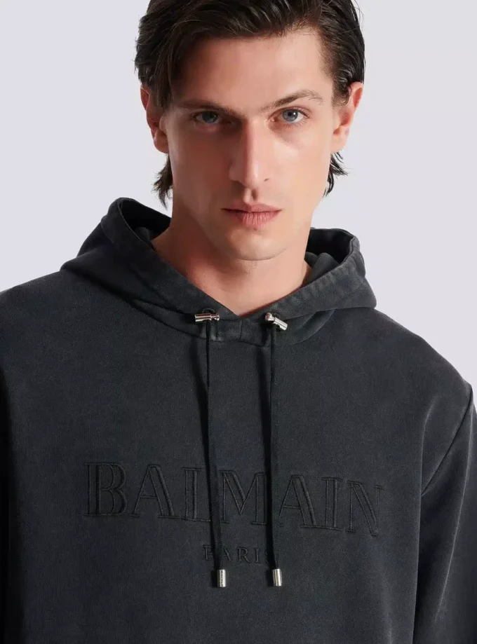 Vintage Balmain embroidered hoodie Vintage Balmain embroidered hoodie