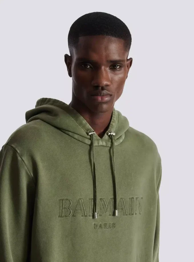 Vintage Balmain embroidered hoodie Vintage Balmain embroidered hoodie