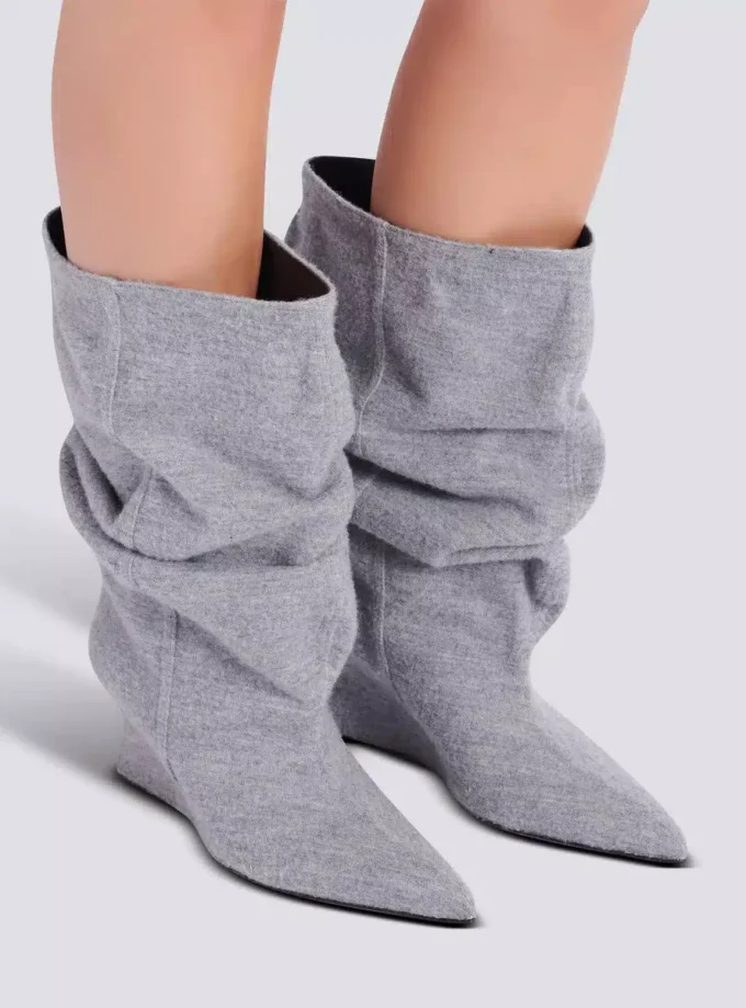 Wedge ankle boots