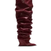 Wedge thigh-high boots