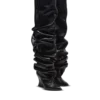 Wedge thigh-high boots