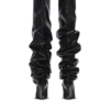 Wedge thigh-high boots