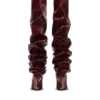 Wedge thigh-high boots