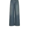 Wide-leg faded denim jeans Wide-leg faded denim jeans