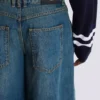 Wide-leg faded denim jeans Wide-leg faded denim jeans