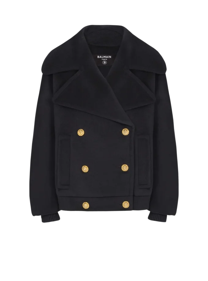 Wool 4-buttons pea coat Wool 4-buttons pea coat