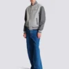 Wool and cashmere varsity jacket Wool and cashmere varsity jacket
