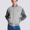 Wool and cashmere varsity jacket Wool and cashmere varsity jacket