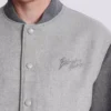 Wool and cashmere varsity jacket Wool and cashmere varsity jacket